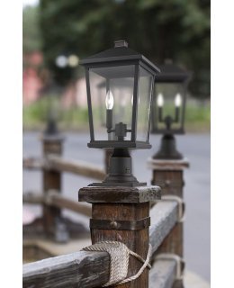 Z-Lite 568PHBR-533PM-BK Beacon 533 Outdoor Pier Light